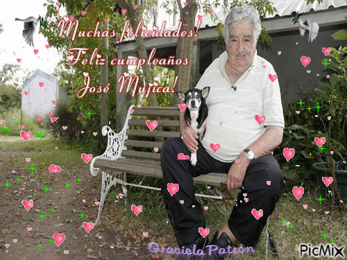 Felicidades Pepe Mujica - Gratis animeret GIF