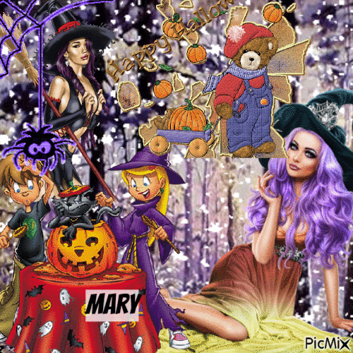 Halloween - Bezmaksas animēts GIF