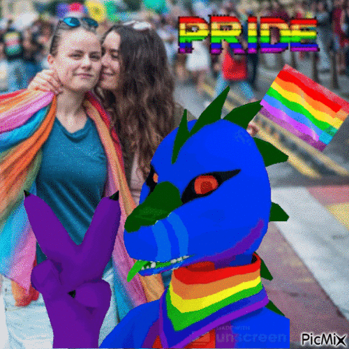 Pride month - Furries - GIF animasi gratis