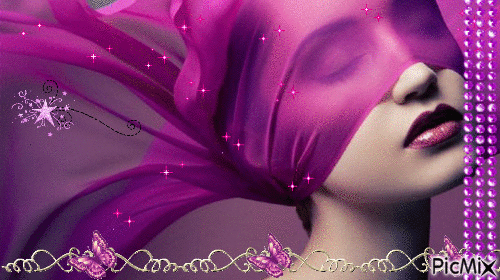 beauty purple - GIF animé gratuit