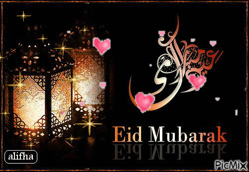 Eid mubarek - GIF animate gratis