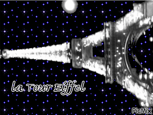 la tour eiffel - Darmowy animowany GIF
