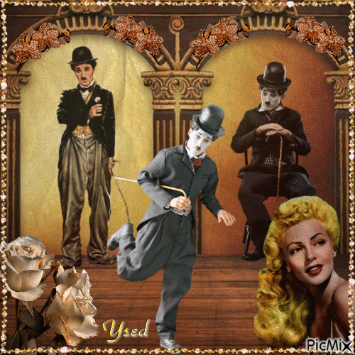 Bronce Chaplin - Darmowy animowany GIF