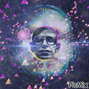 Stephen Hawking - Besplatni animirani GIF