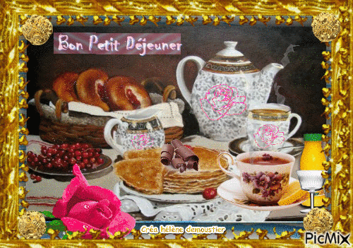 HD petit déjeuner - Бесплатный анимированный гифка