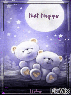 Nuit magique - Darmowy animowany GIF