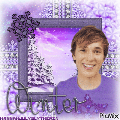 {♥}William Moseley in Winter in Purple{♥} - Free animated GIF