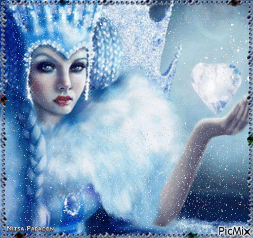 Snow Queen.❄❄❄ - Ilmainen animoitu GIF