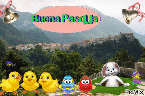 buona pasqua - Darmowy animowany GIF