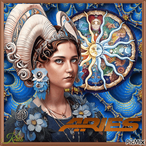 Femme + votre signe du zodiaque - Ingyenes animált GIF