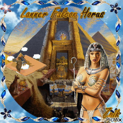 Lanner Falcon Horus - Gratis animeret GIF