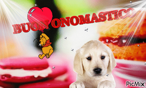 BUON ONOMASTICO - 免费动画 GIF