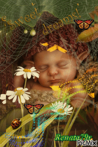 baby sleep - GIF animé gratuit