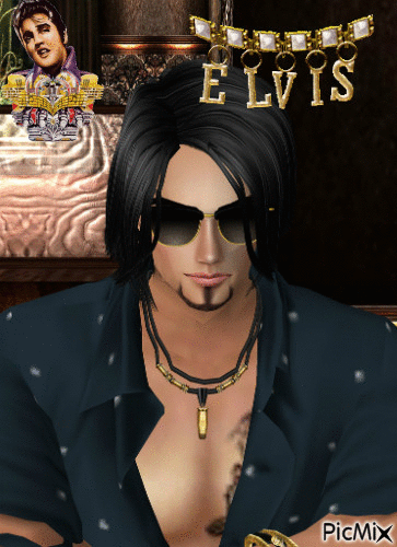 Elvis 04 - Animovaný GIF zadarmo