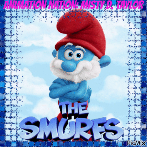 The Smurfs Papa Smurf - GIF animasi gratis