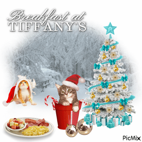 Breakfast At Tiffanys In NYC - Nemokamas animacinis gif