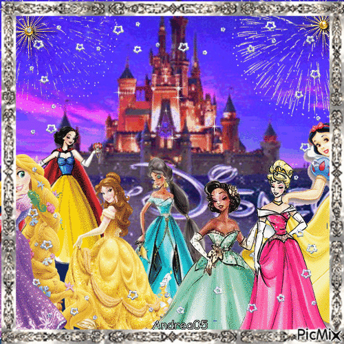 Princesses Disney... - Бесплатный анимированный гифка