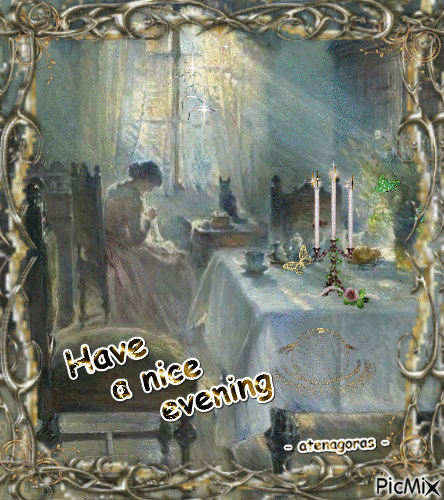 Have a nice evening - 免费动画 GIF