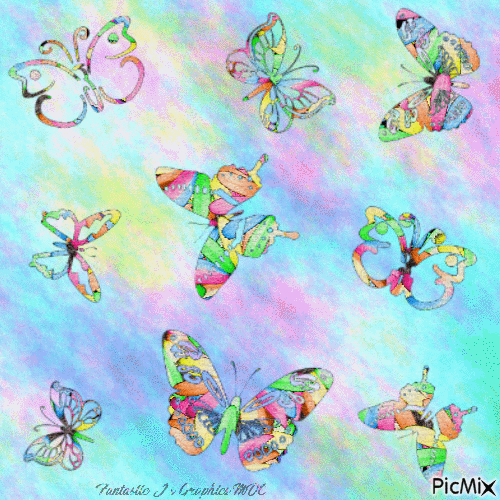 butterfly background - Бесплатни анимирани ГИФ