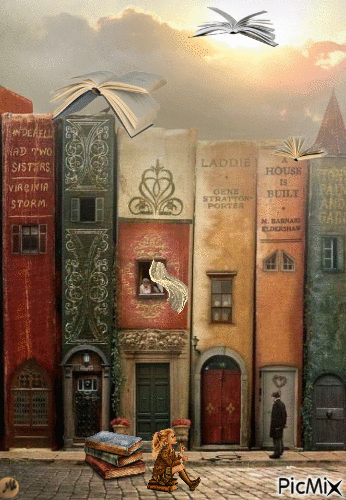 Calle de los libros - 無料のアニメーション GIF