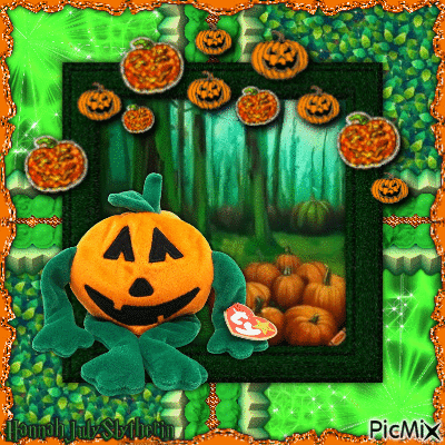 [#]TY Beanie Pumkin' the Pumpkin[#] - 免费动画 GIF