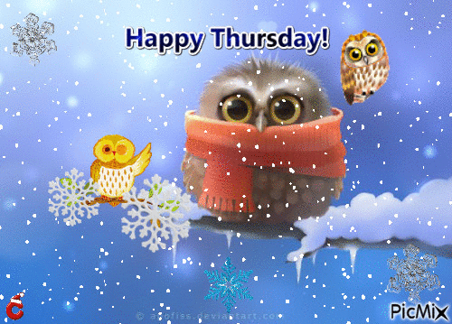 Image result for Happy Thursday Winter picmix