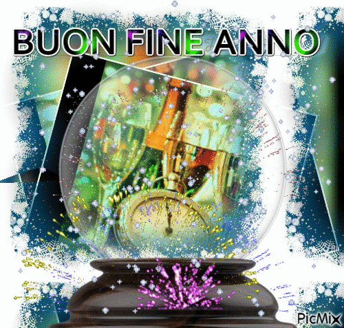 BUON FINE ANNO - Zdarma animovaný GIF