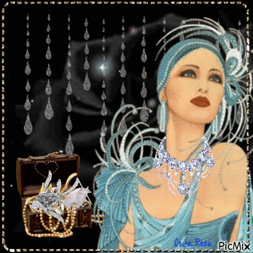Concours : Femme aux diamants - Ilmainen animoitu GIF