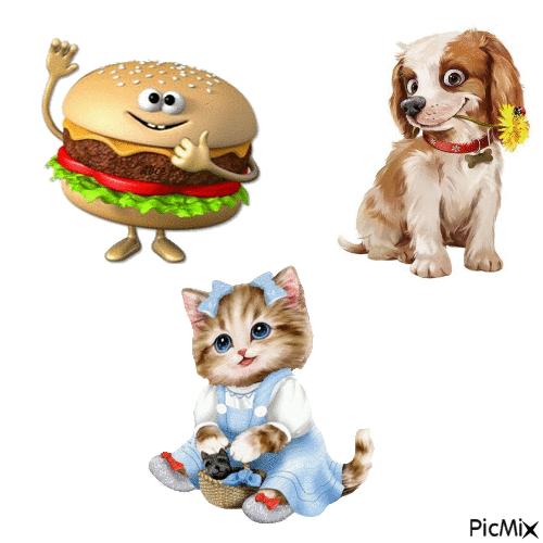 Hamburger - Zdarma animovaný GIF