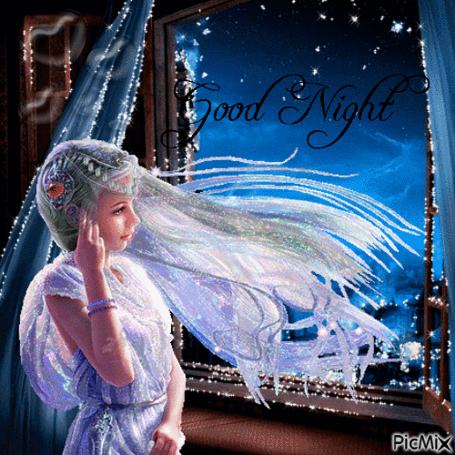 Good night 🌌🌠 - Gratis geanimeerde GIF