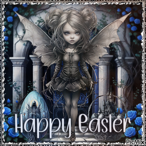Greeting gothic easter - 免费动画 GIF