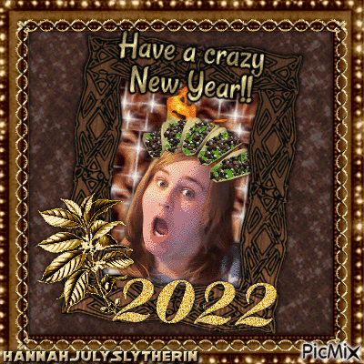 {=}Have a Crazy New Year!! - 2022{=} - Gratis animeret GIF