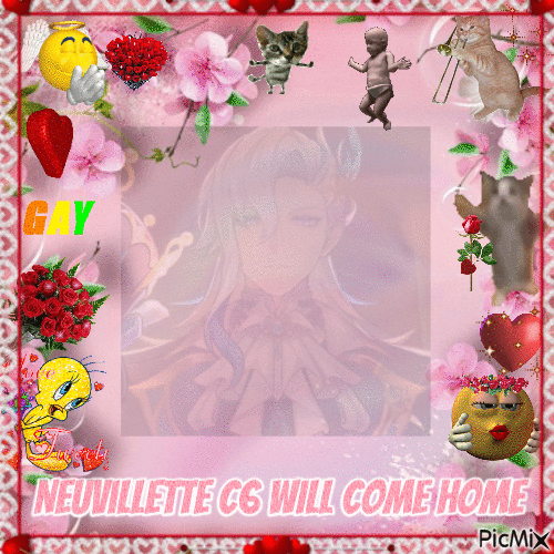 Neuvillette c6 will come home genshin - Gratis geanimeerde GIF