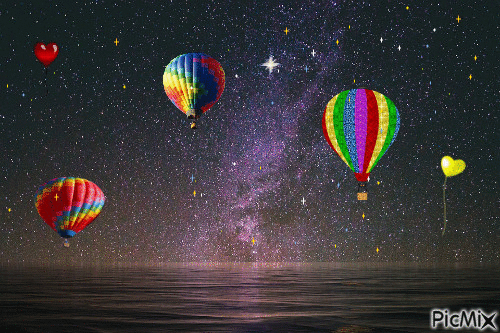 Balão Mágico - Darmowy animowany GIF