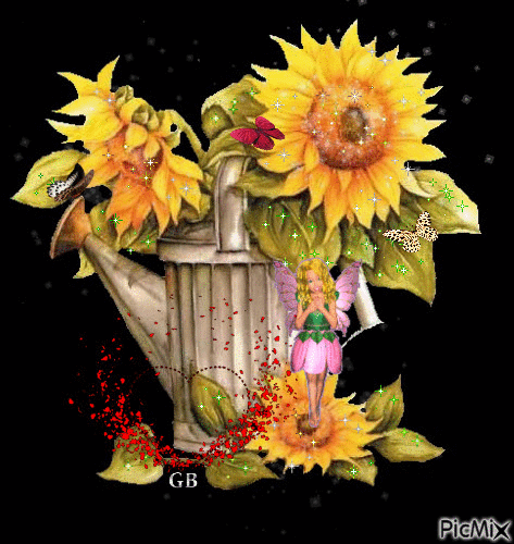 Blumen - Animovaný GIF zadarmo