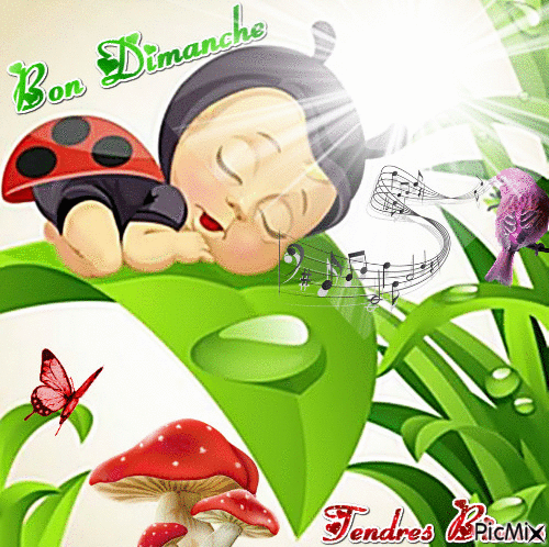 Bon Dimanche - Zdarma animovaný GIF