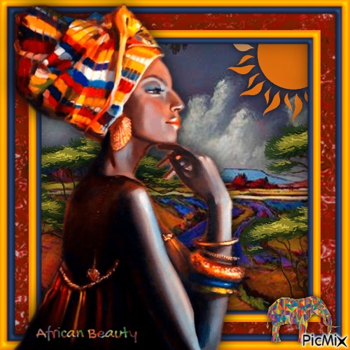 African Beauty-RM-05-15-23 - PNG gratuit