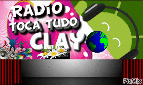 RADIO TOCA TUDO CLAY - GIF animado gratis