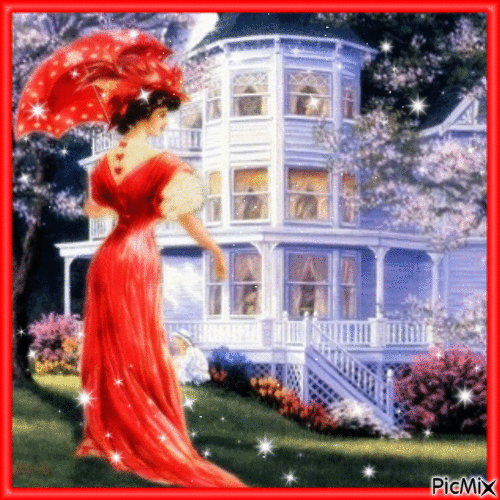 Victorian Spring - Free animated GIF