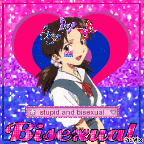 Bisexual Hikari Horaki - Darmowy animowany GIF