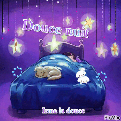 Douce nuit - Darmowy animowany GIF