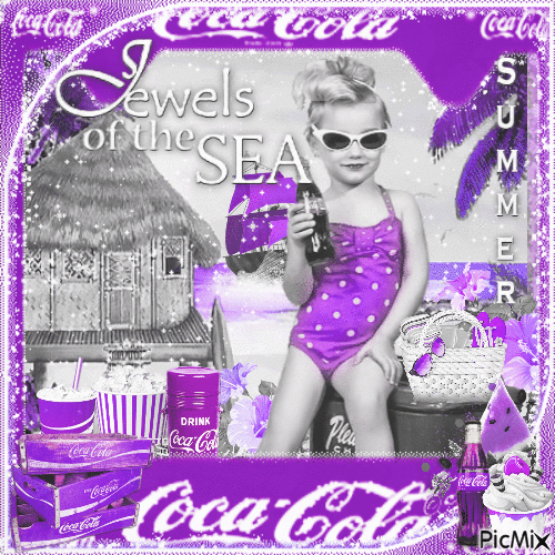 Coca Cola Summer - Бесплатный анимированный гифка