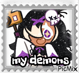 my demons - Gratis animeret GIF