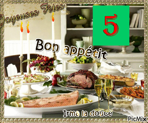 Bon appétit - Zdarma animovaný GIF