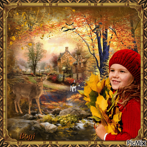 Autumn encounters with nature... - GIF animado gratis