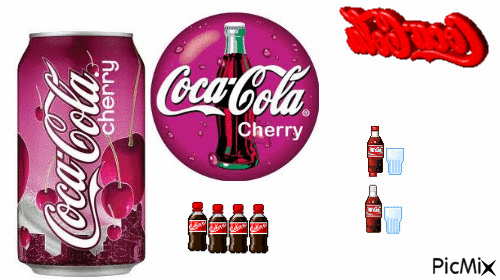 coca chery - GIF animé gratuit