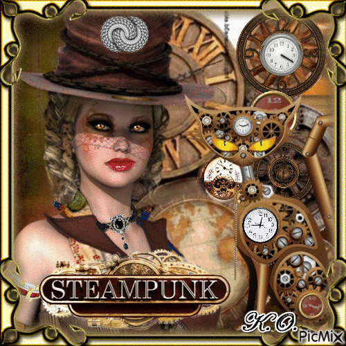 steampunk - GIF animé gratuit