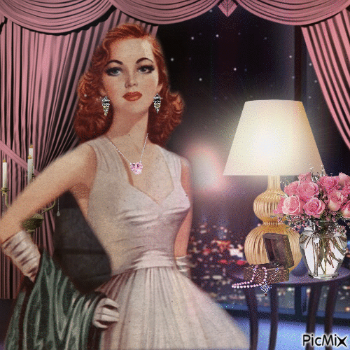 Vintage Glamour - Бесплатный анимированный гифка