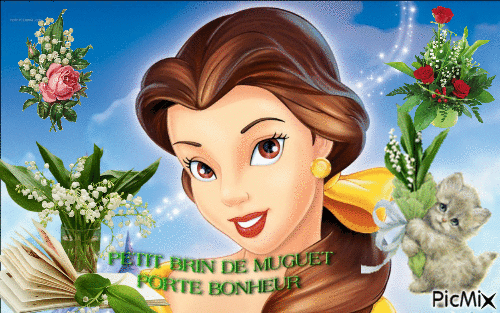 1er mai 2021 "Belle" - Ilmainen animoitu GIF