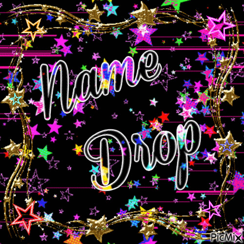 name drop - GIF animasi gratis